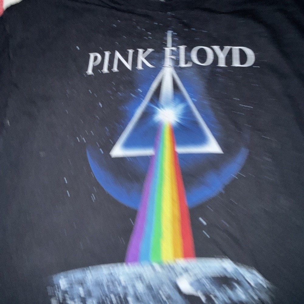 PINK‎ FLOYD-DARK SIDE-INVASION-BLACK T-SHIRT 3xl Gilmour
